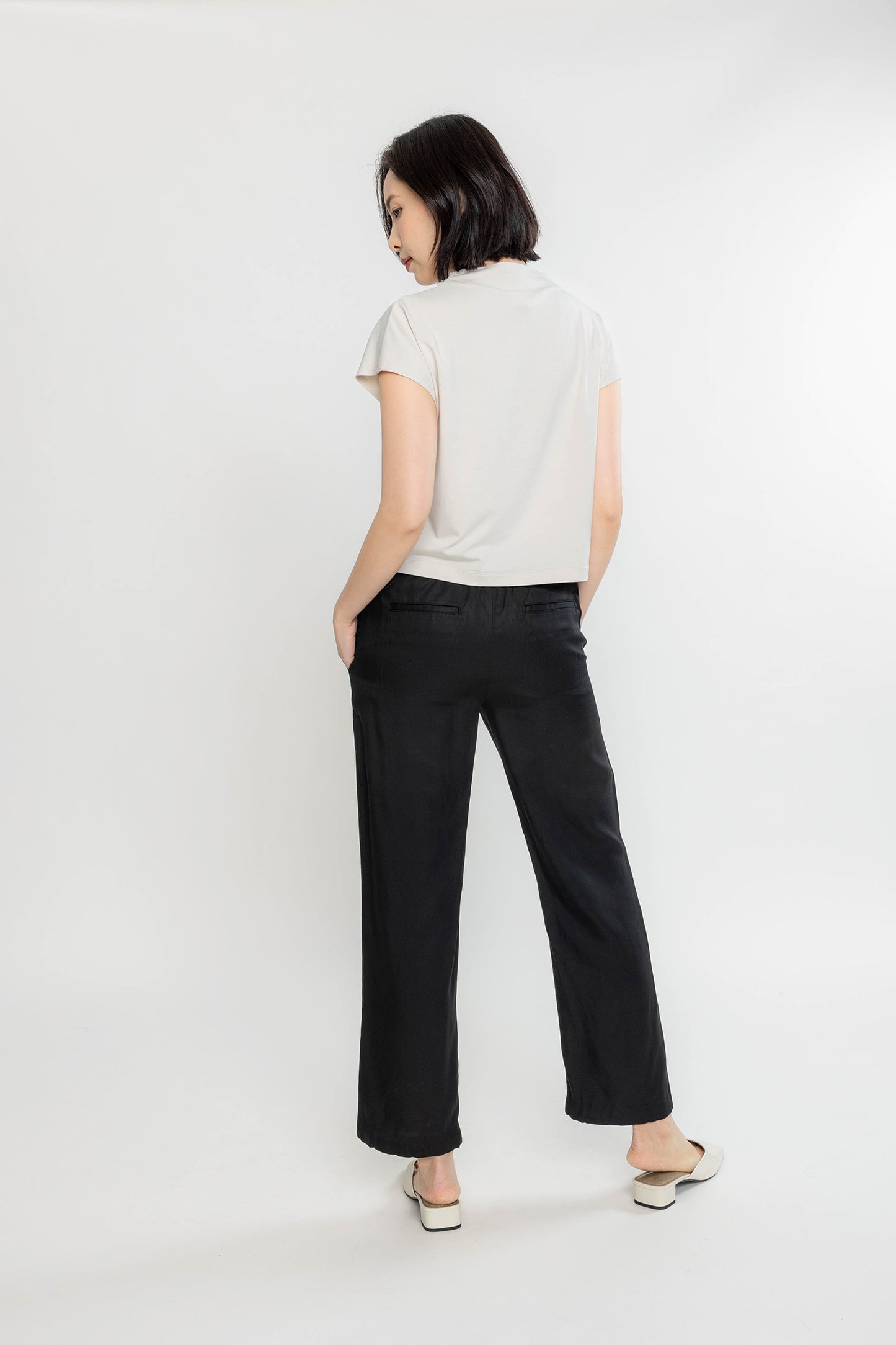Convertible Crop Pant - Black