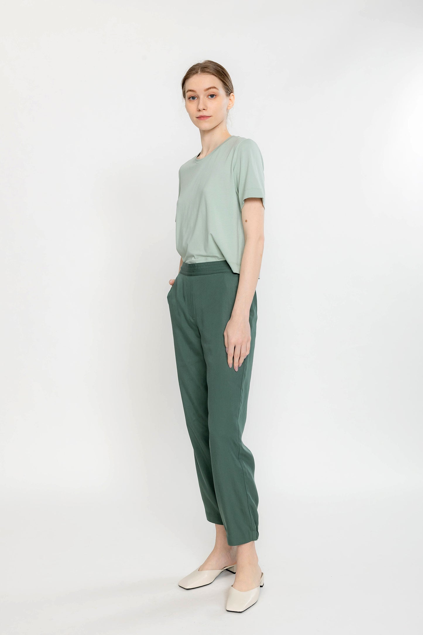 Convertible Crop Pant - Sage