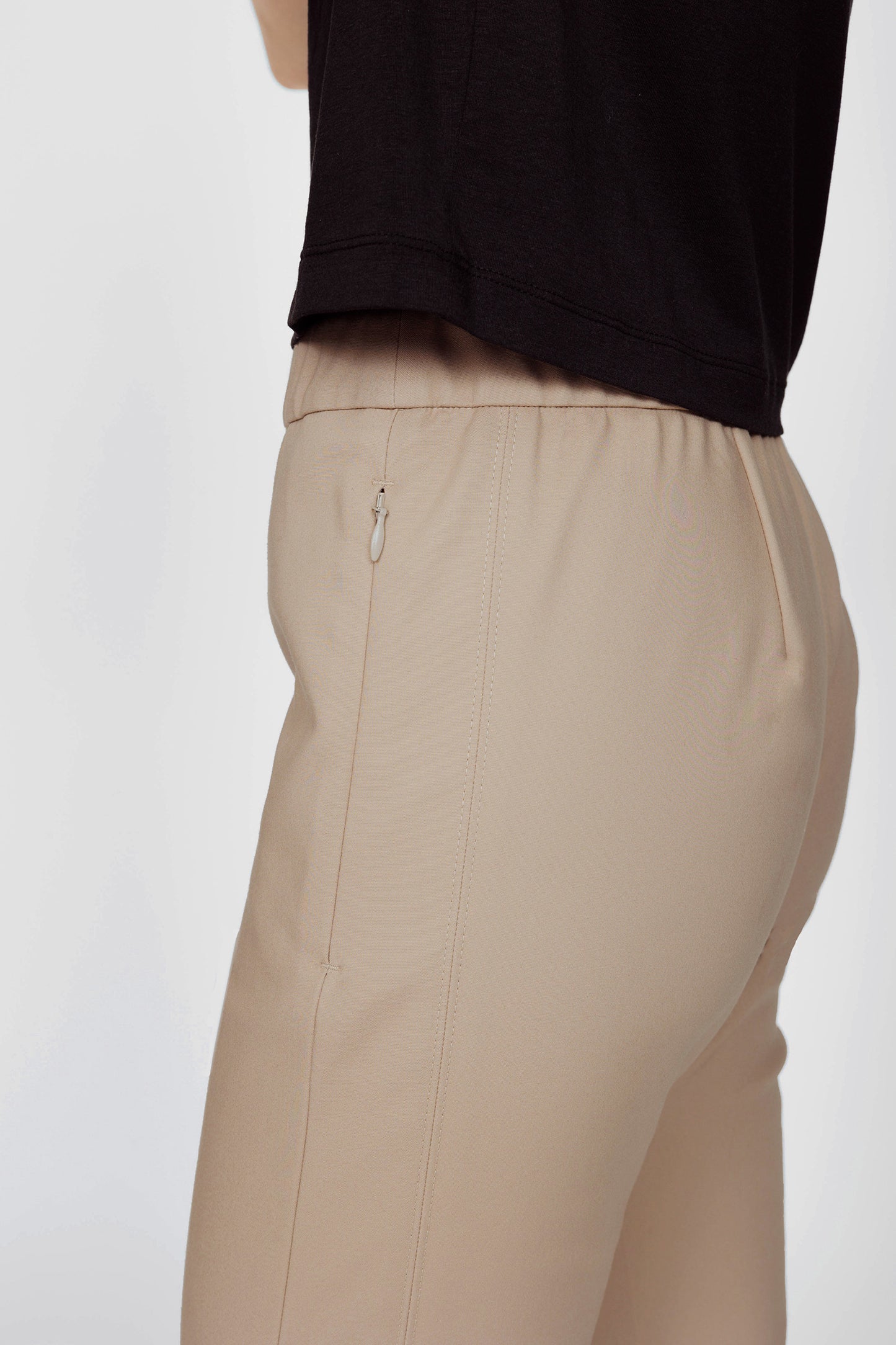 Pull-on Straight Chino - Khaki