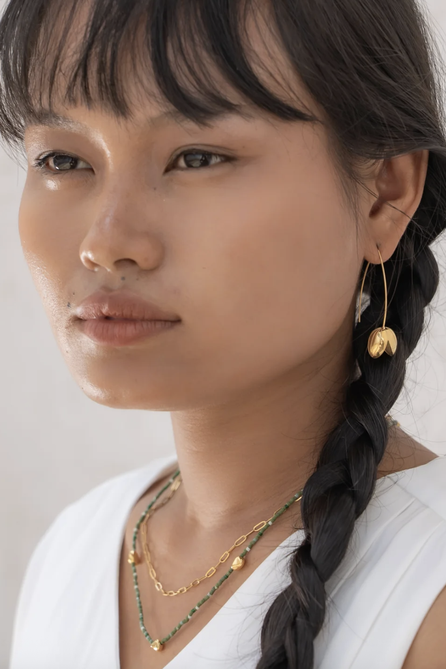 Eden - Breaking Ground Threader Earrings