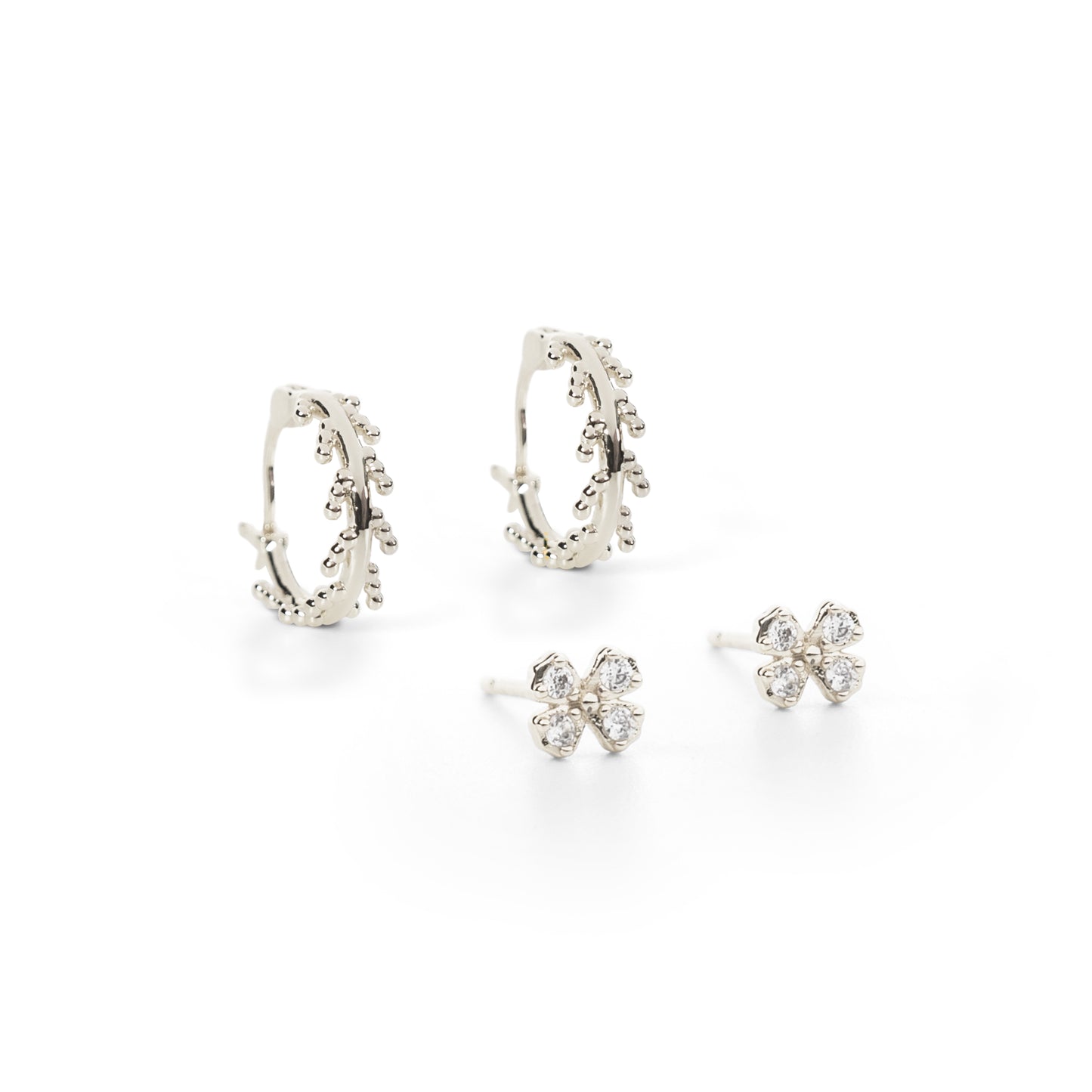 Eden - Mustard Seed Earring Seed (Post + Hoop)