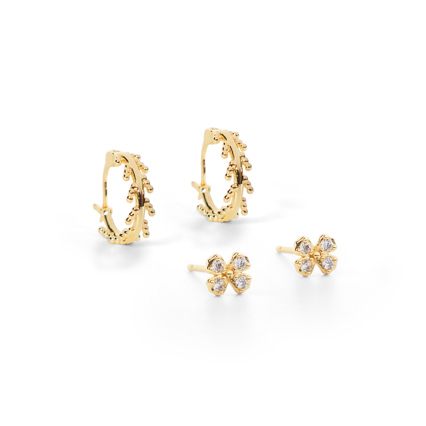 Eden - Mustard Seed Earring Seed (Post + Hoop)