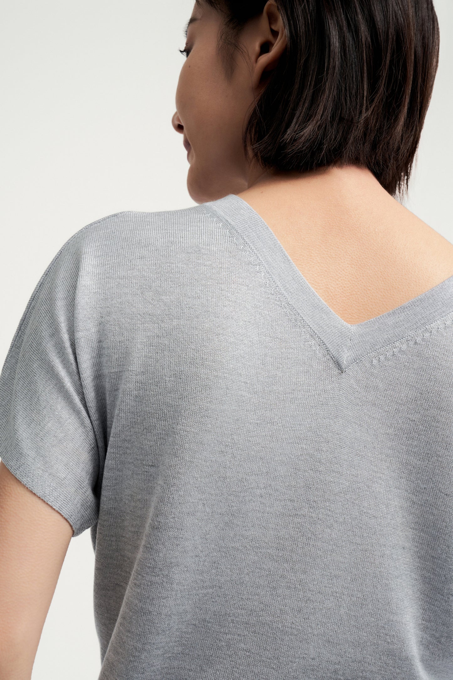 Multi-way Relaxed Pullover - Grey Mist