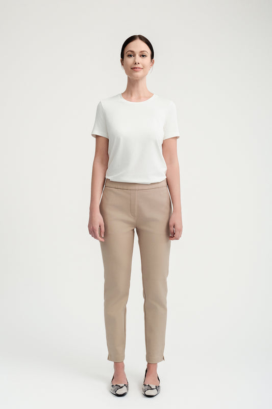 Pull-on Slim Chino - Khaki