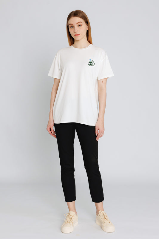 Unisex Boxy Tee x Andre Chu - Love Earth