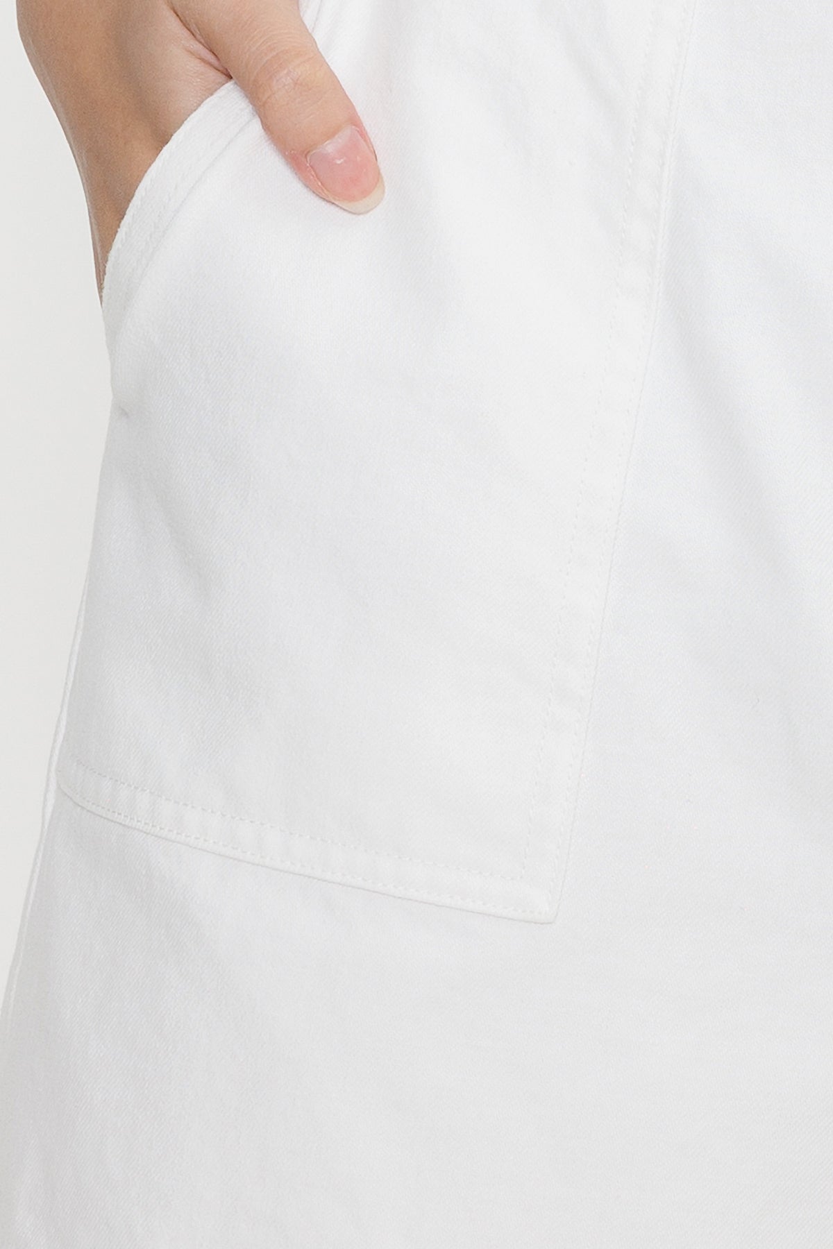 High-waist Utility Short - Eggshell