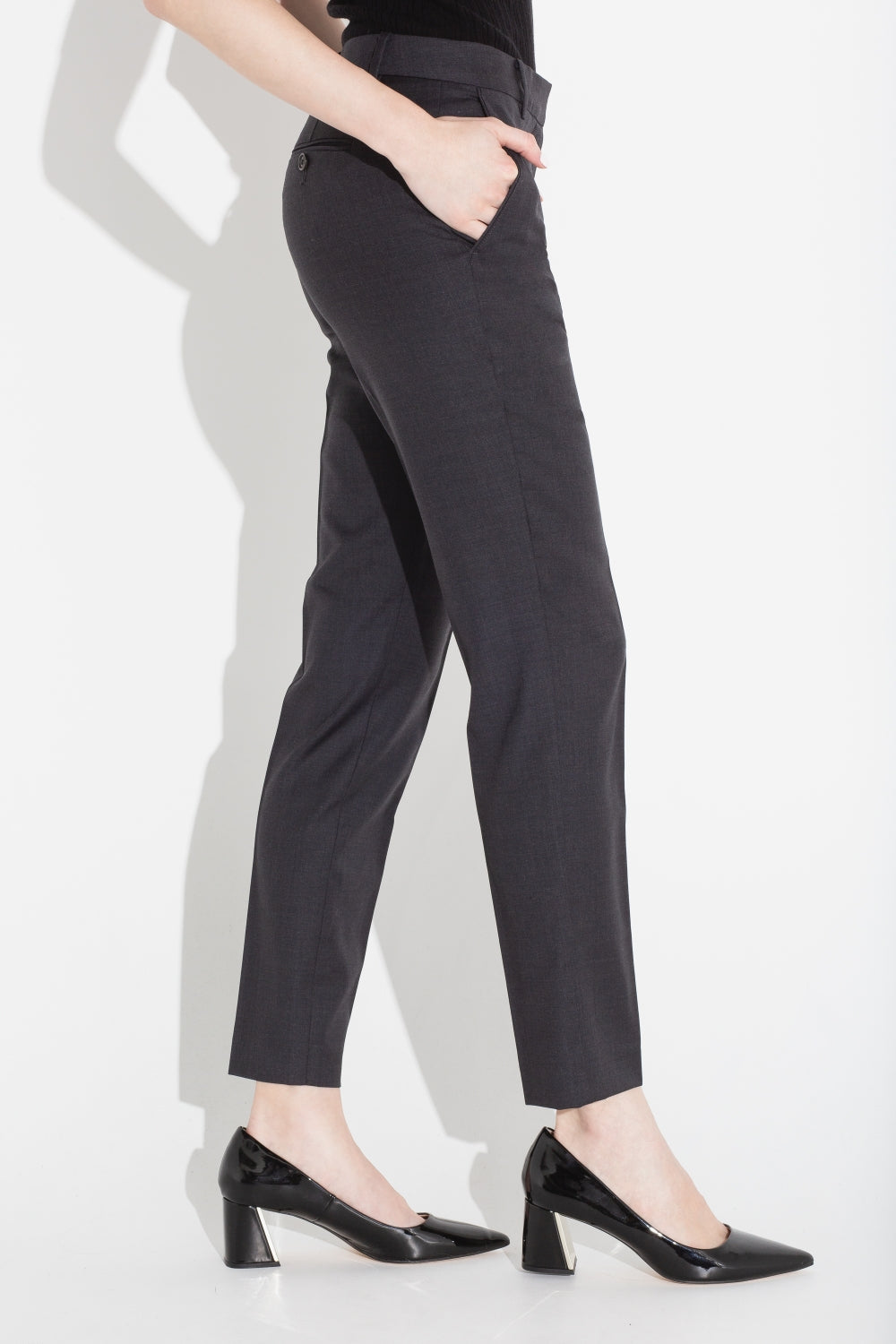 Tailored Trouser - Black Heather (Tall)